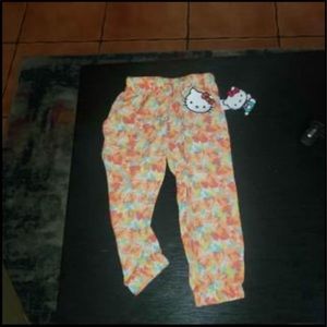 Hello Kitty soft jumper pants with Hello kitty patch
